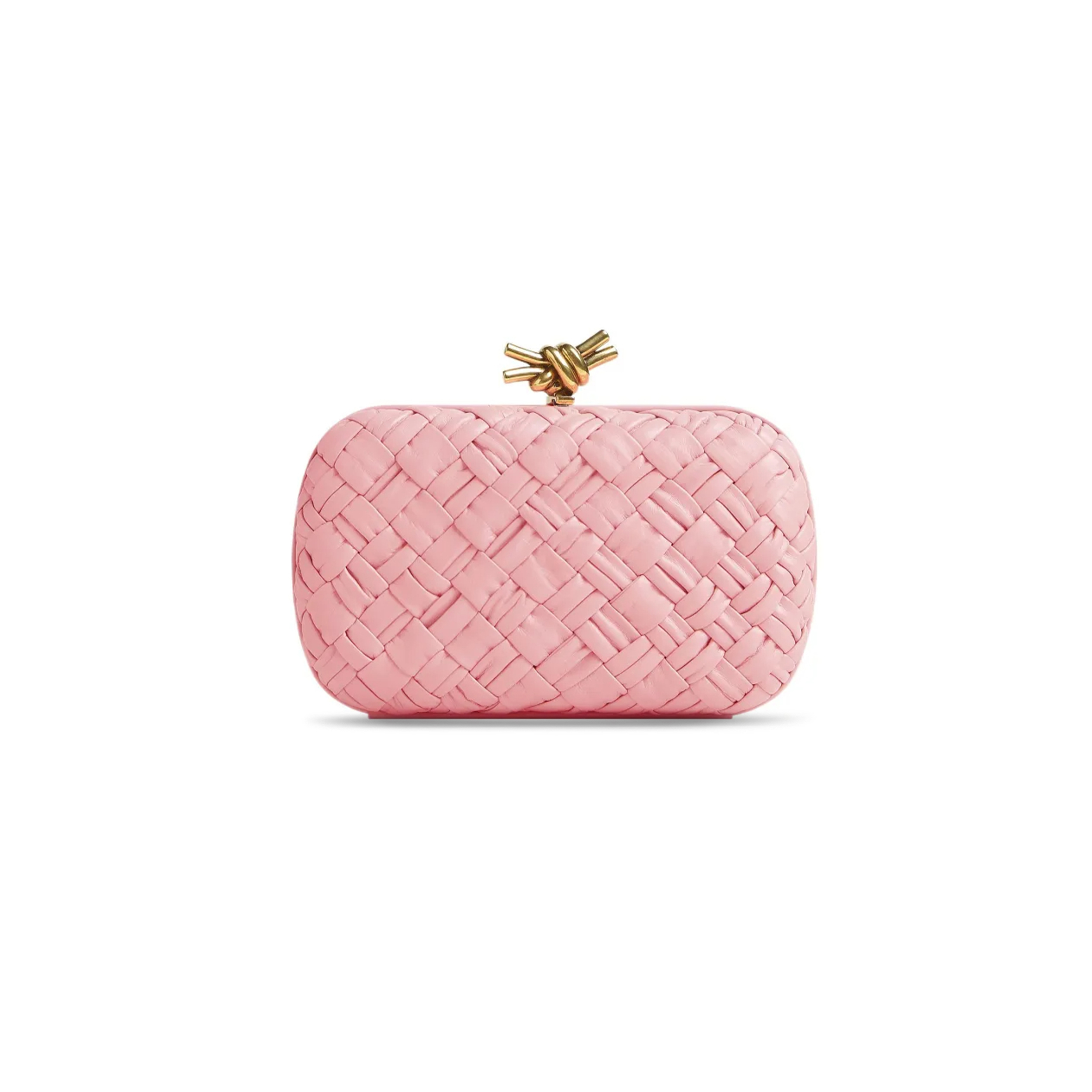 bo*te*ga Ve*ne*ta knot minaudiÈre clutch 717622v2h415831 (20.5*12.5*6cm)